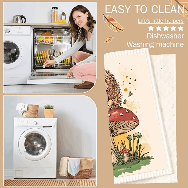 6 Swedish Dishcloths made of high-quality wood pulp fiber that are washable, reusable, absorbent, quick-drying, and decorative. Perfect for cleaning, dishwashing, and household chores.