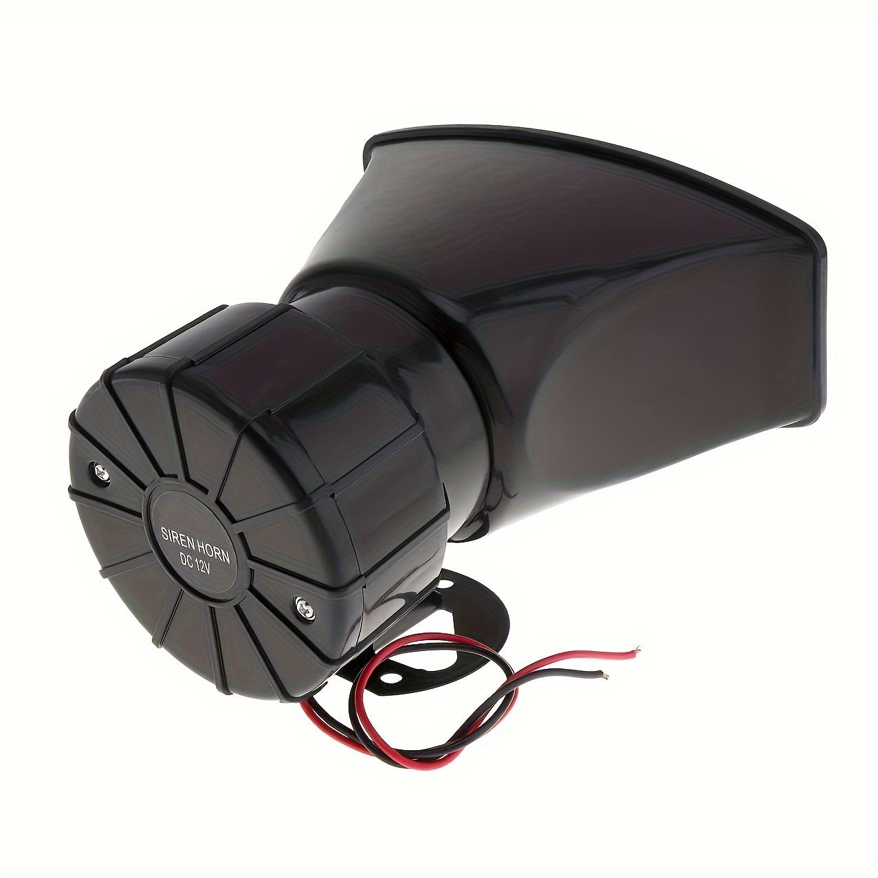 12V remote horn with 7 tones and 100W power for vehicles.