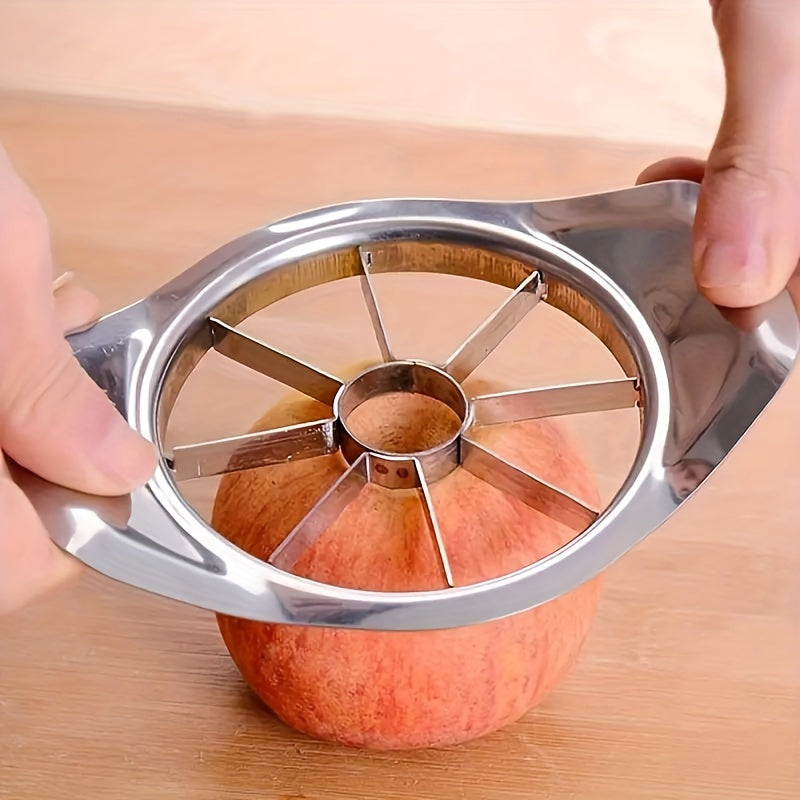 Apple Slicer & Corer made of Stainless Steel - A Durable Kitchen Tool for Precisely Cut Fruits, Great for Home and Dormitory Cooking