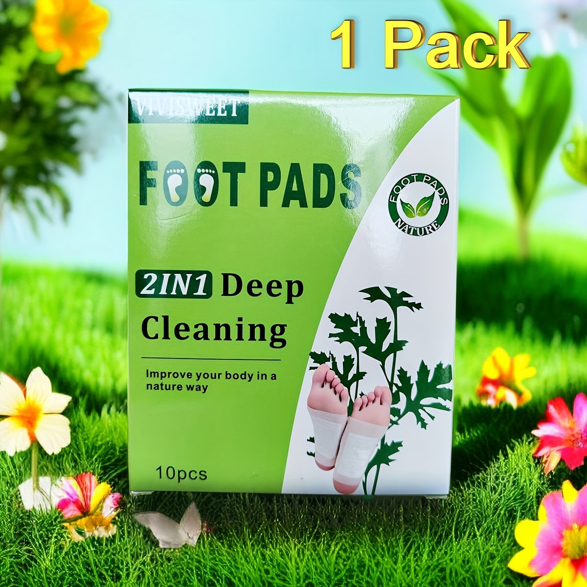 10/20pcs Foot Patch made with Natural ingredients for deep cleansing and foot care.