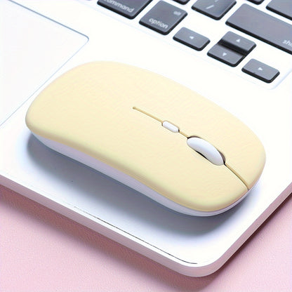 Ergonomic wireless mouse ideal for laptops with 2.4Ghz USB receiver for office or gaming.