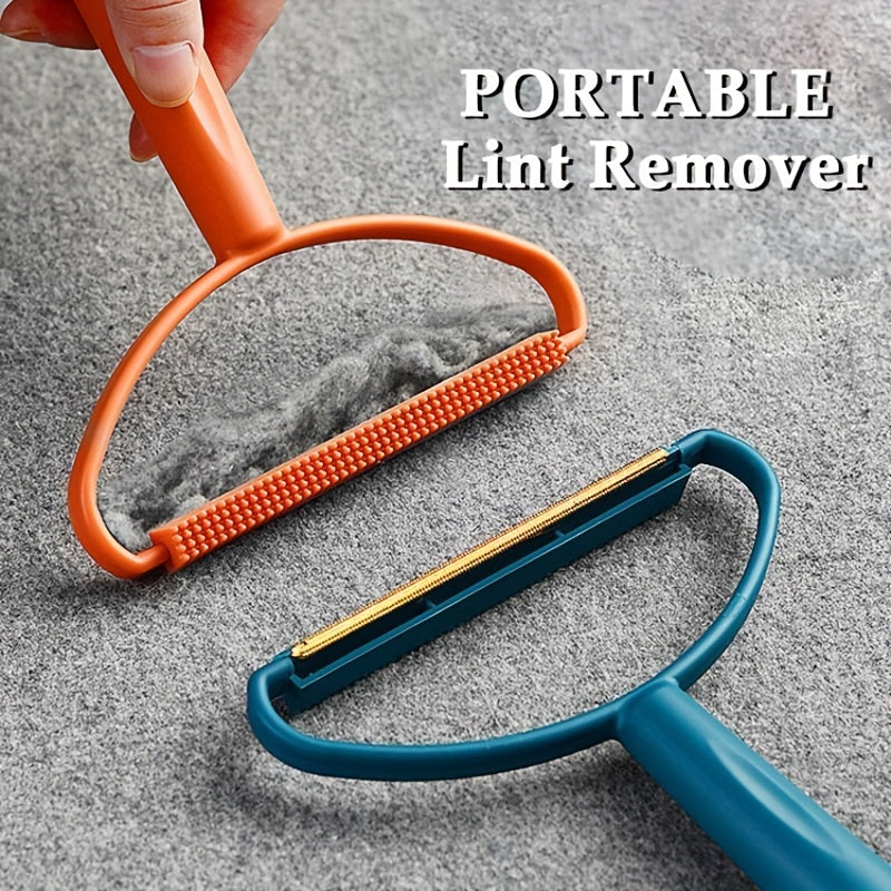 Lint remover a portable magic cleaner tool for clothes, carpets, and pets' hair.