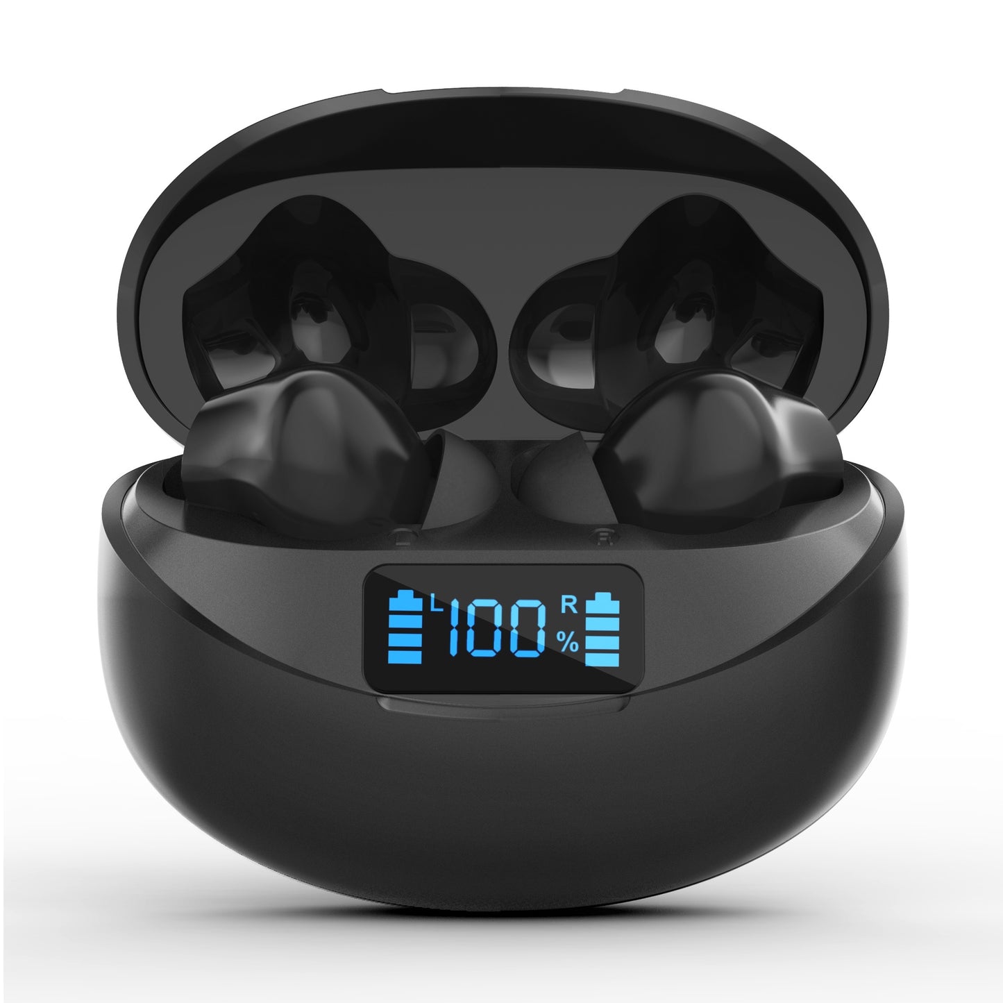 TWS Noise Cancelling Earbuds with Touch Control and LED Charging Case