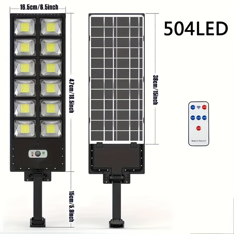 Ultra Bright LED Solar Wall Light with Motion Sensor, 3 Lighting Modes, Remote Control. Perfect for Outdoor Lighting in Garden, Courtyard, and Pathway. Security Lighting. Solar Powered