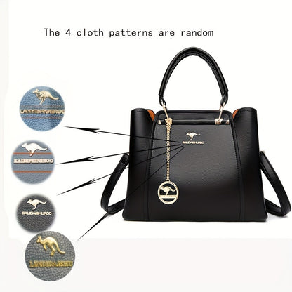 New 2025 Casual Fashion Women's Tote Bag with Zipper Closure and Polyester Lining