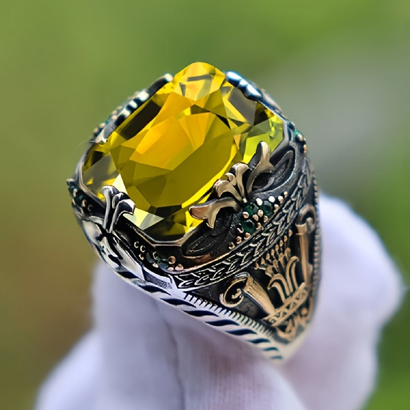 Stylish gemstone rings in a variety of sizes, perfect for any occasion.