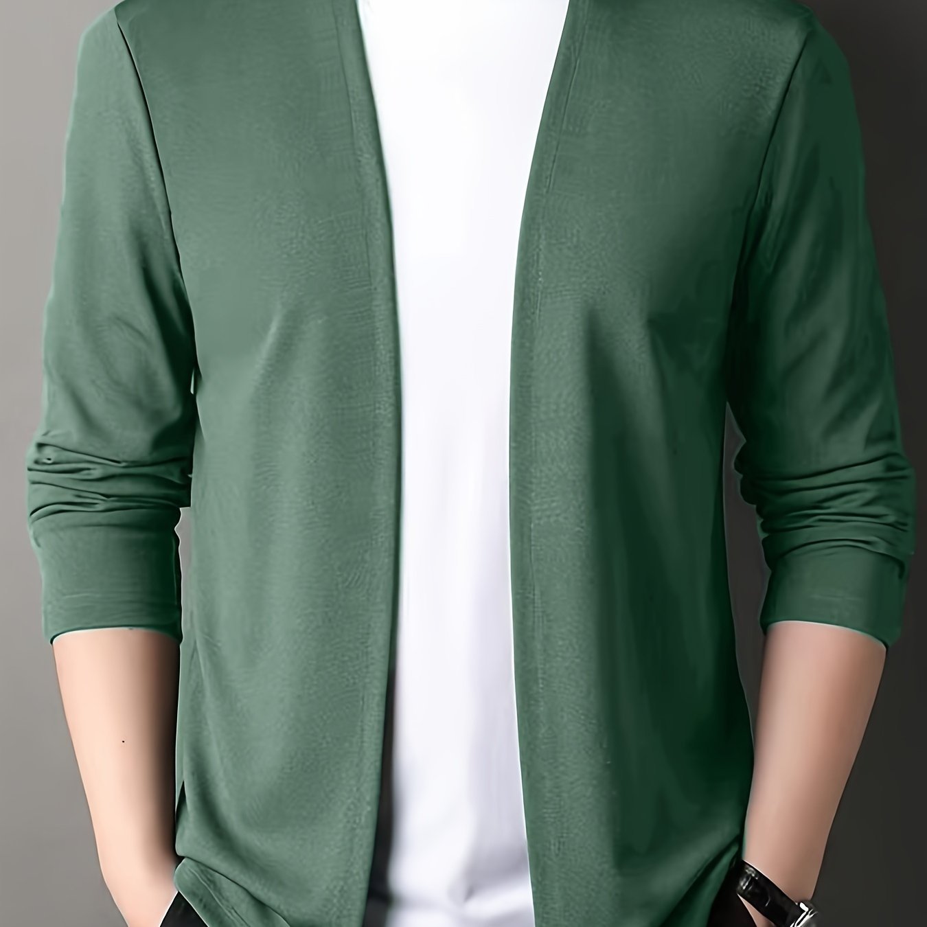 Men's Casual Knitted Cardigan for Outdoor Activities