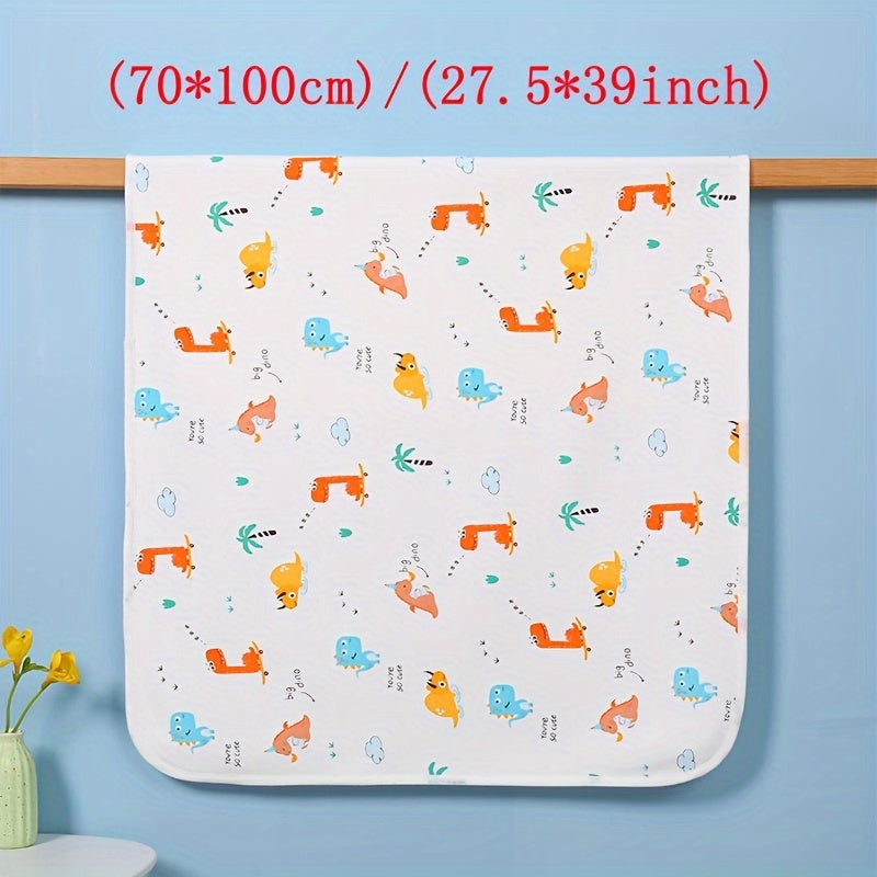 Waterproof Diaper Changing Pad with Cartoon Pattern, Washable Potty Training Mat. Reusable Mattress ideal for Christmas, Halloween, Thanksgiving, New Year's, and Valentine's Day gifts.