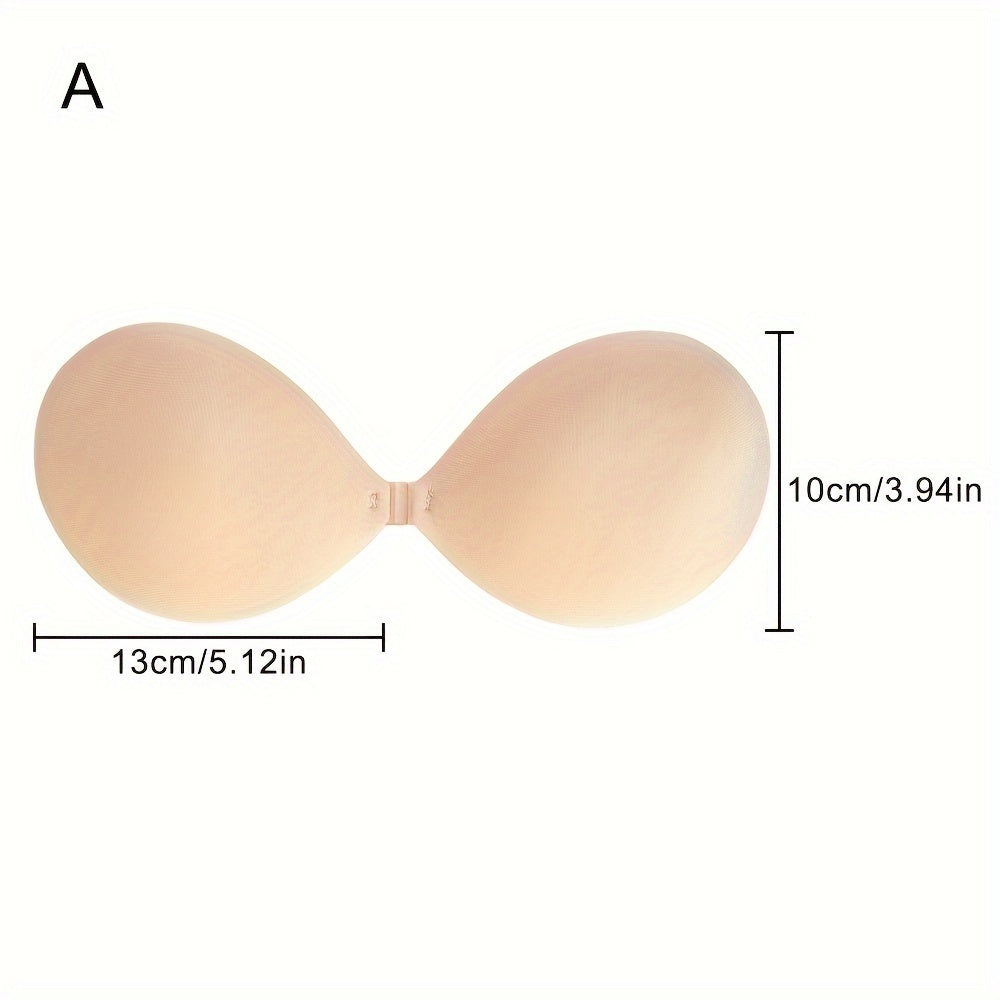 1 pair of silicone bust push-up bras, lingerie accessory