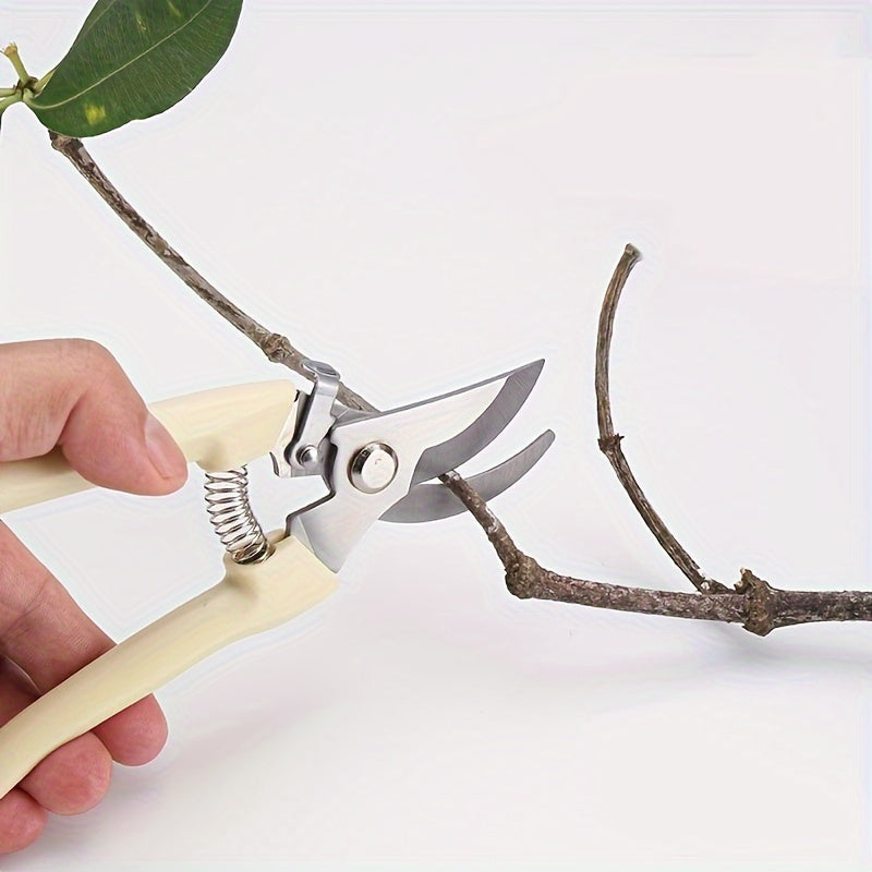 Stainless Steel Garden Scissors - Ideal for Pruning, Grooming, and Trimming Plants