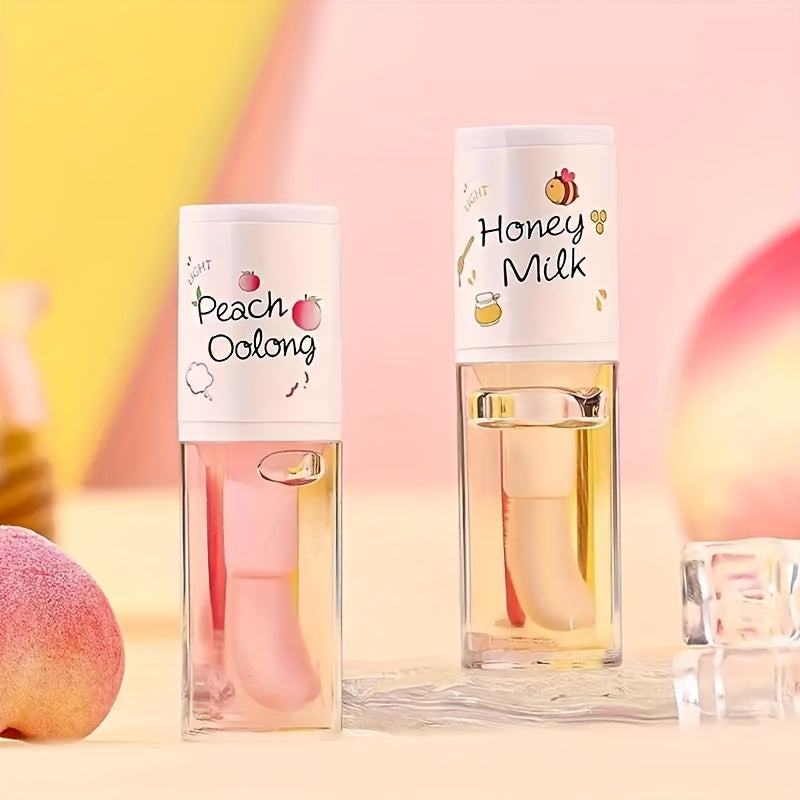 Hydrating Peach Oolong Lip Balm: Ideal for All Skin Types - Infused with a Fruity Twist!