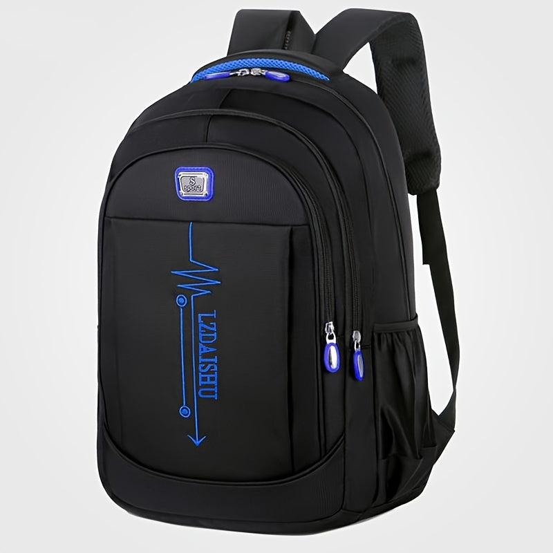 Casual backpack for men, ideal for middle school students or travelers with a large capacity for storing a laptop.