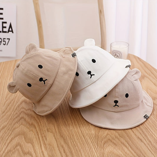 Fisherman hat for young children aged 3 months to 2 years, suitable for spring, summer, and autumn.