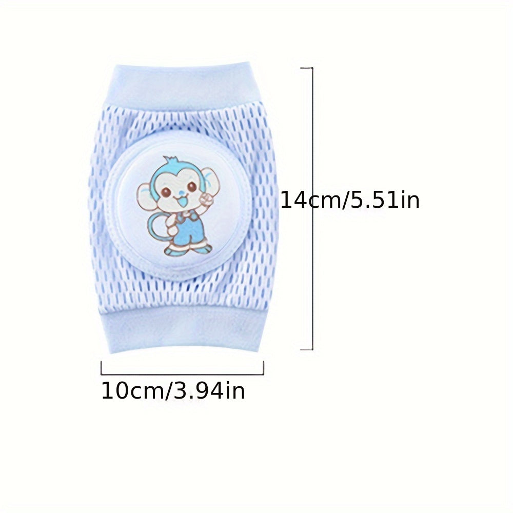 1 pair of children's breathable mesh knee and elbow pads.