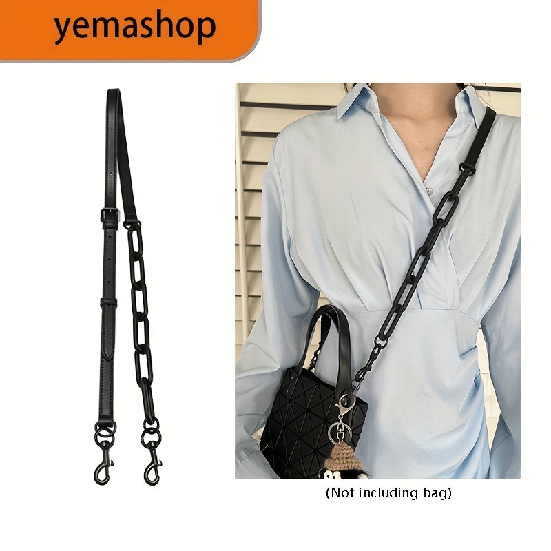 Stylish Handbag Strap in Microfiber & Resin - Adjustable Length 97.99-122.0cm, Ideal for Bag Customization and Crafting