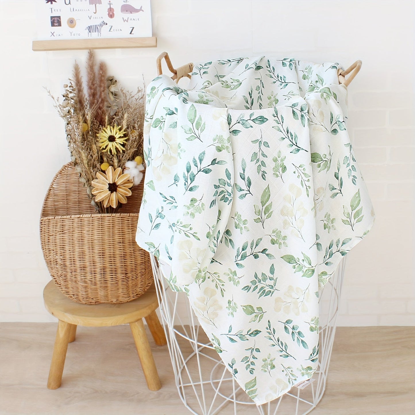 Bamboo Cotton Muslin Gauze Towel Wrap - Perfect Holiday Gift