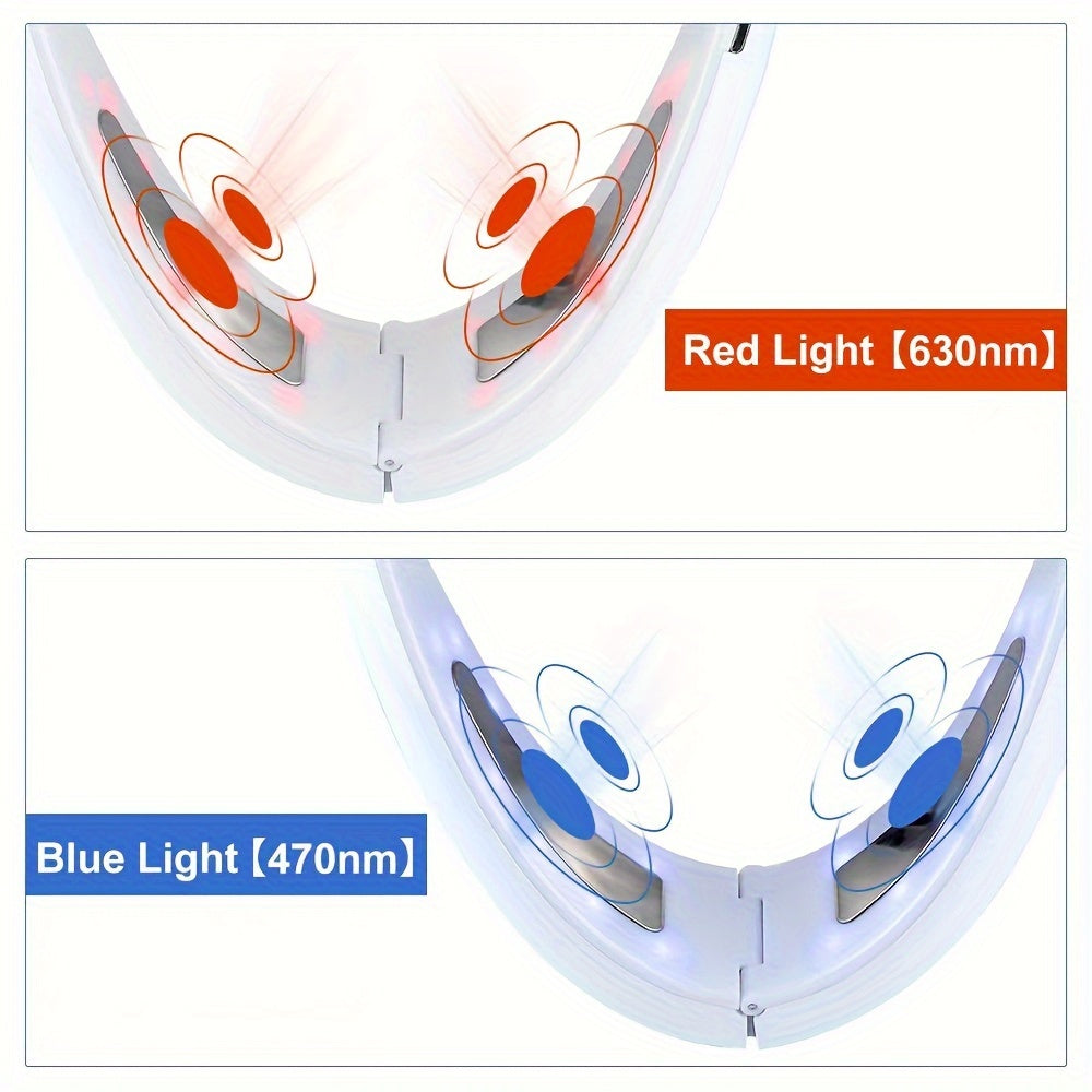 CMH's Face Slimming Device, USB charging, compact, rechargeable lithium battery, unscented, with two color options, ideal for gifting.