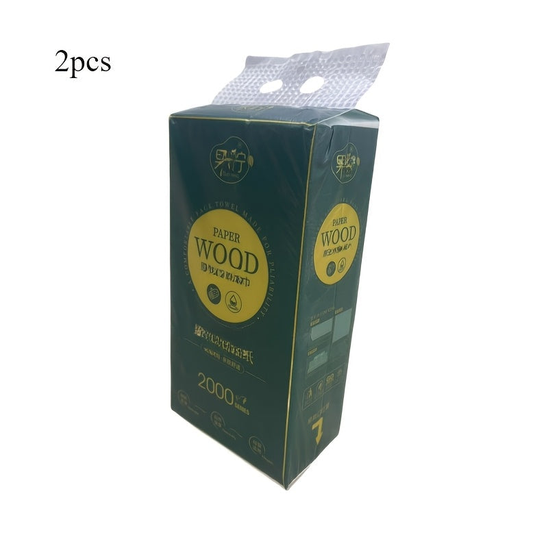 Two pieces, four pieces, six pieces of Single Pack containing 1500 sheets of Hanging Facial Tissues, Whole Box of Toilet Paper, Household Pull-Out Large Pack Tissues, Large Capacity, Skin-Friendly Tissues, 4-Layer Household Paper Towels.