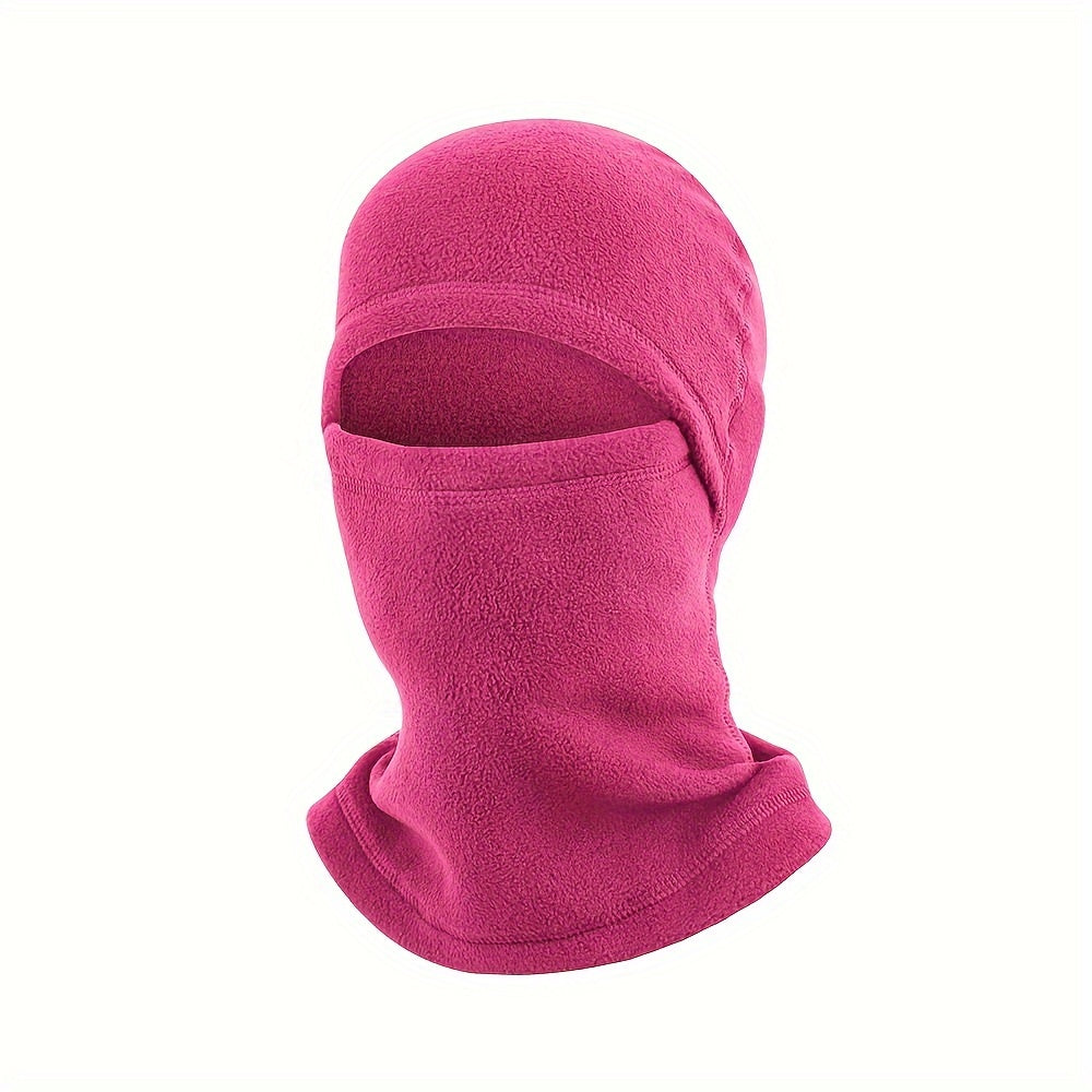 Stay warm and stylish with the 1pc Thermal Mask Multi-functional Windproof Ski Hat. Made with Polar Fleece, this sports warm hood is the perfect choice for gifts.