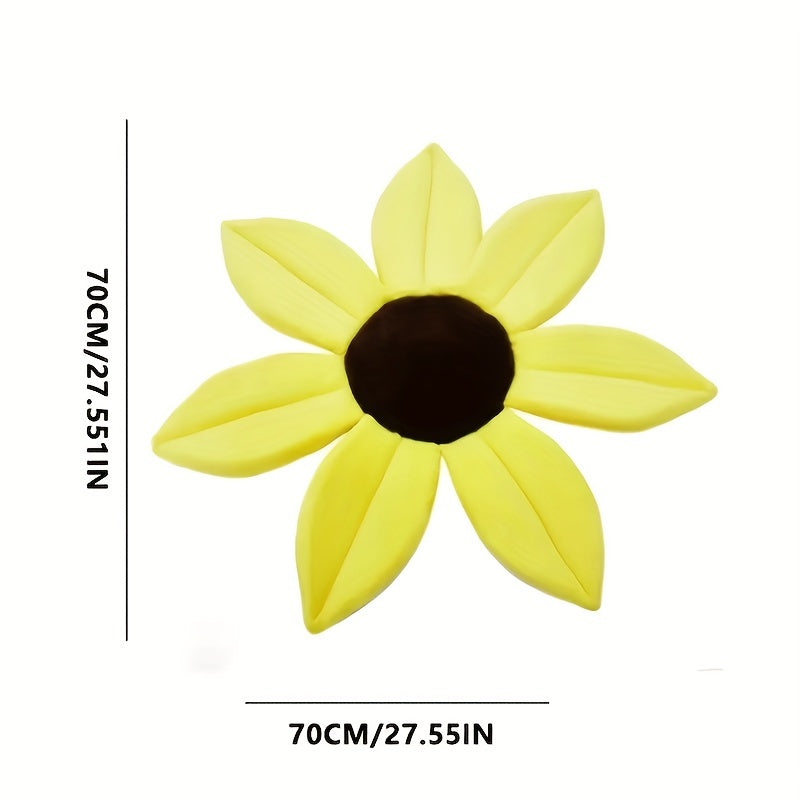 Adorable Cartoon Sunflower Baby Bath Mat - Ensure a Safe and Comfortable Bath Time for Your Little One!