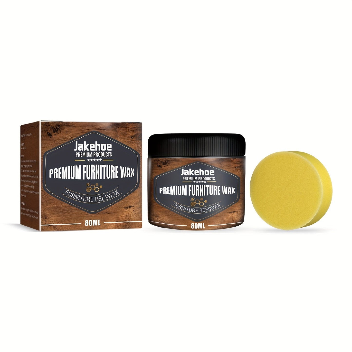 1 piece of Beeswax Mahogany Furniture Maintenance Wax for polishing and caring for solid wood floor, suitable for household cleaning tools.