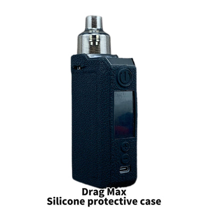 DRAG MAX Silicone Protective Case: Textured Soft Shell, Shockproof Cover for Voopoo E-Cigarettes