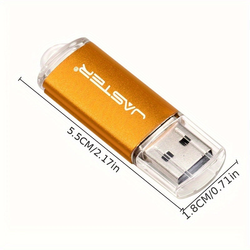 JASTER Mini USB Flash Drive in various sizes and colors with free key chain, ideal as creative gifts.