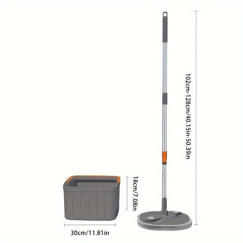 This all-in-one set includes a sewage separation free-hand mop and bucket set, a household rotating mop, a lazy mop, and a dust mop that is perfect for dry and wet dual-use. Ideal for cleaning all areas of your home, including the kitchen, living room