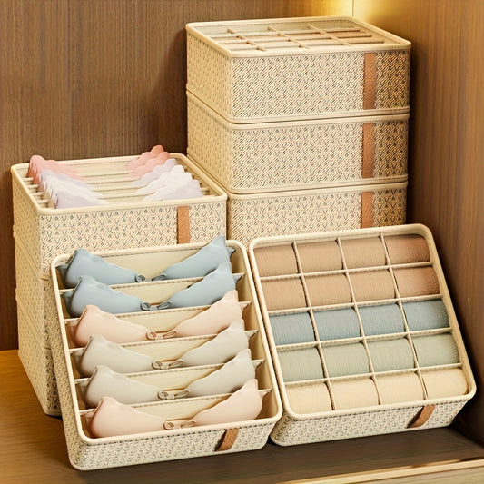 3pcs drawer-style storage box for underwear, socks, and accessories.