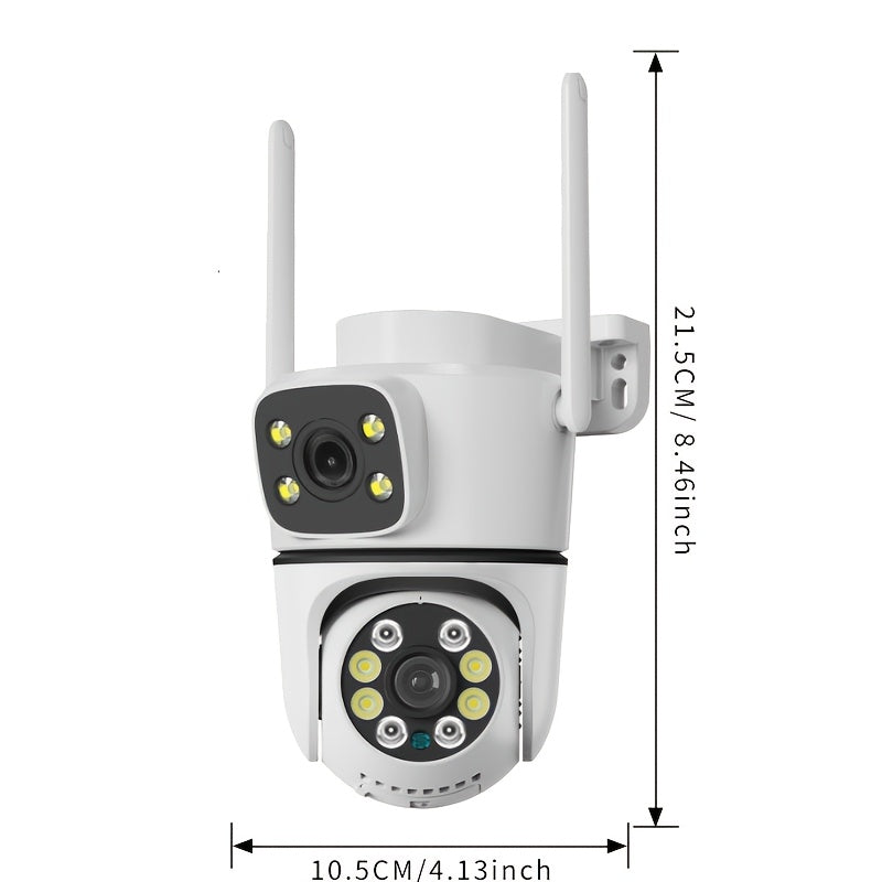 Get two Anyazhineng 1080P HD Wireless Security Cameras in this convenient 2-pack. These cameras can be used indoors or outdoors, are waterproof, and have infrared night vision. They also feature two-way audio, motion detection, and app control. Easily