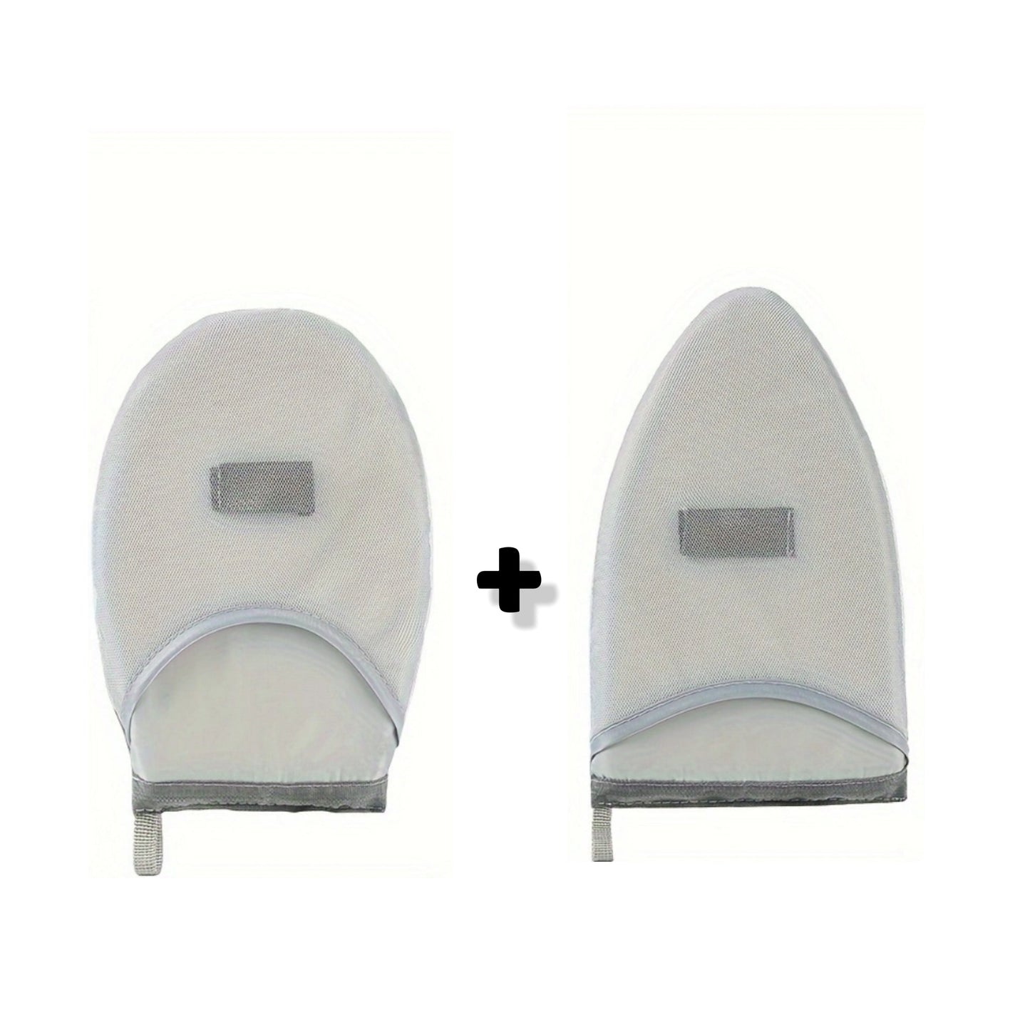 Set of 2 Mini Handheld Ironing Gloves featuring Sponge Padding - Compact, Wireless, and Convenient for Fast Touch-Ups