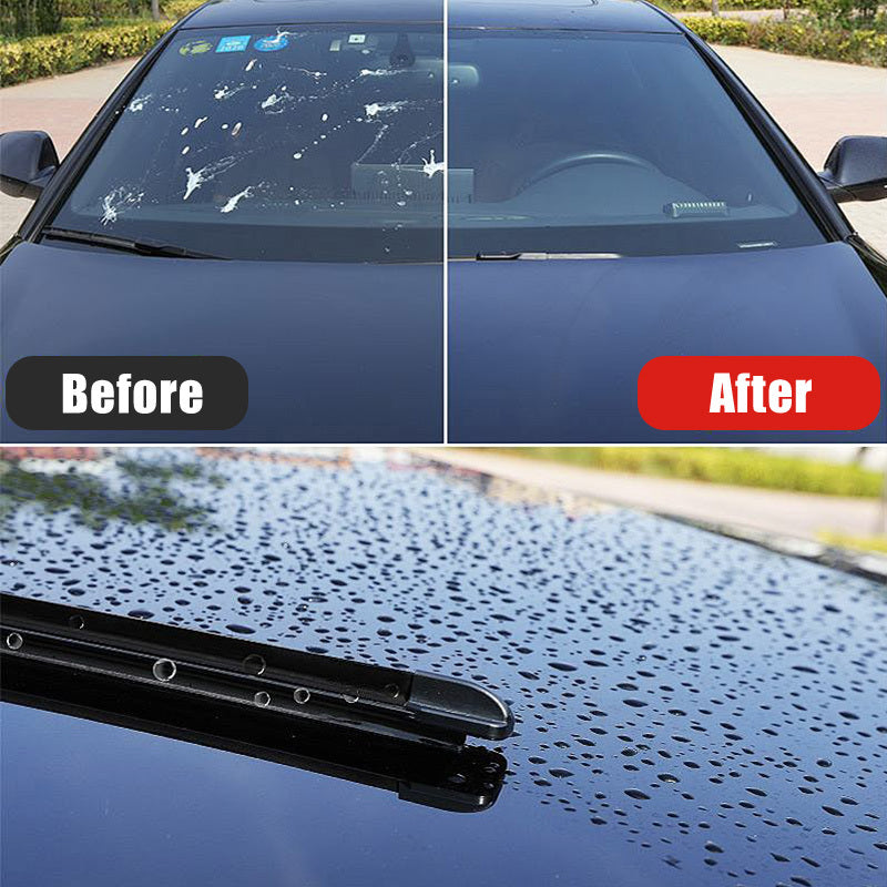 Car maintenance polish for clear windshields, quiet wipers, and long-lasting protection against oxidation.