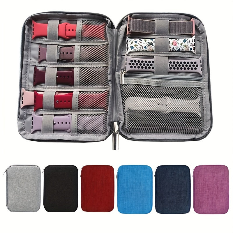 Multifunctional Watch Storage Box Designed for Travel, Conveniently Organize Straps and Small Bags. Perfect Gift Idea!