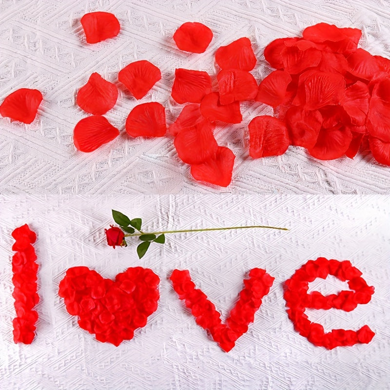 1000pcs of Romantic Non-woven Fabric Petals, ideal for wedding decor