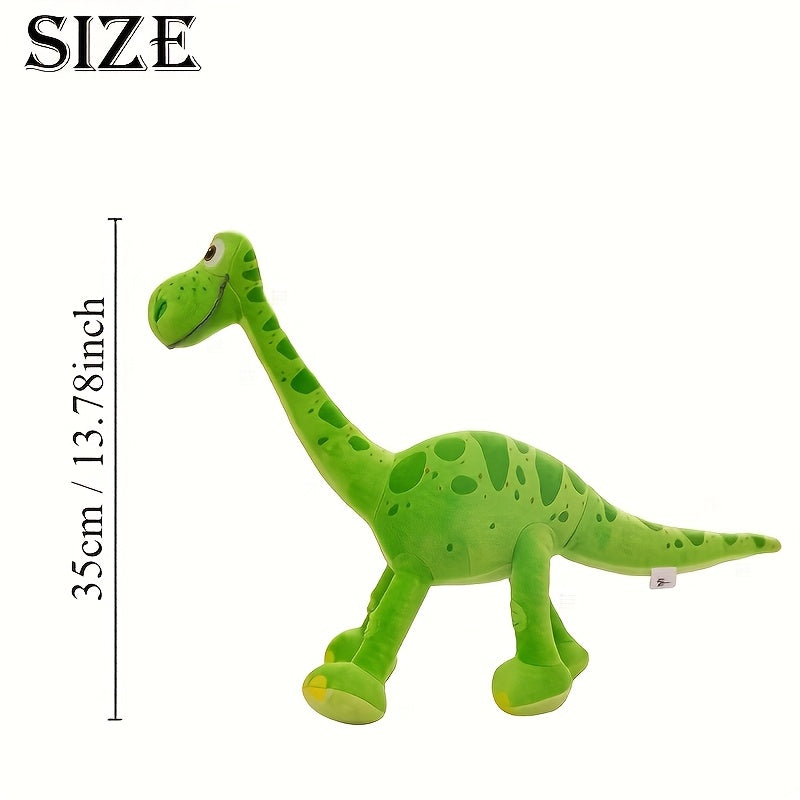 1pc Cartoon Brachiosaurus Dinosaur Plush Toy for Medium Breeds - Soft, Durable Fabric, Colorful Design