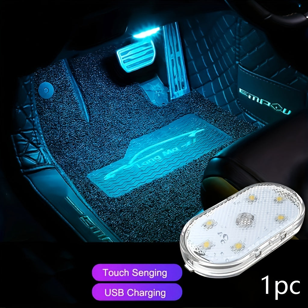 Enhance your vehicle with this rechargeable LED car touch light, great for use in cars, trucks, and vans.