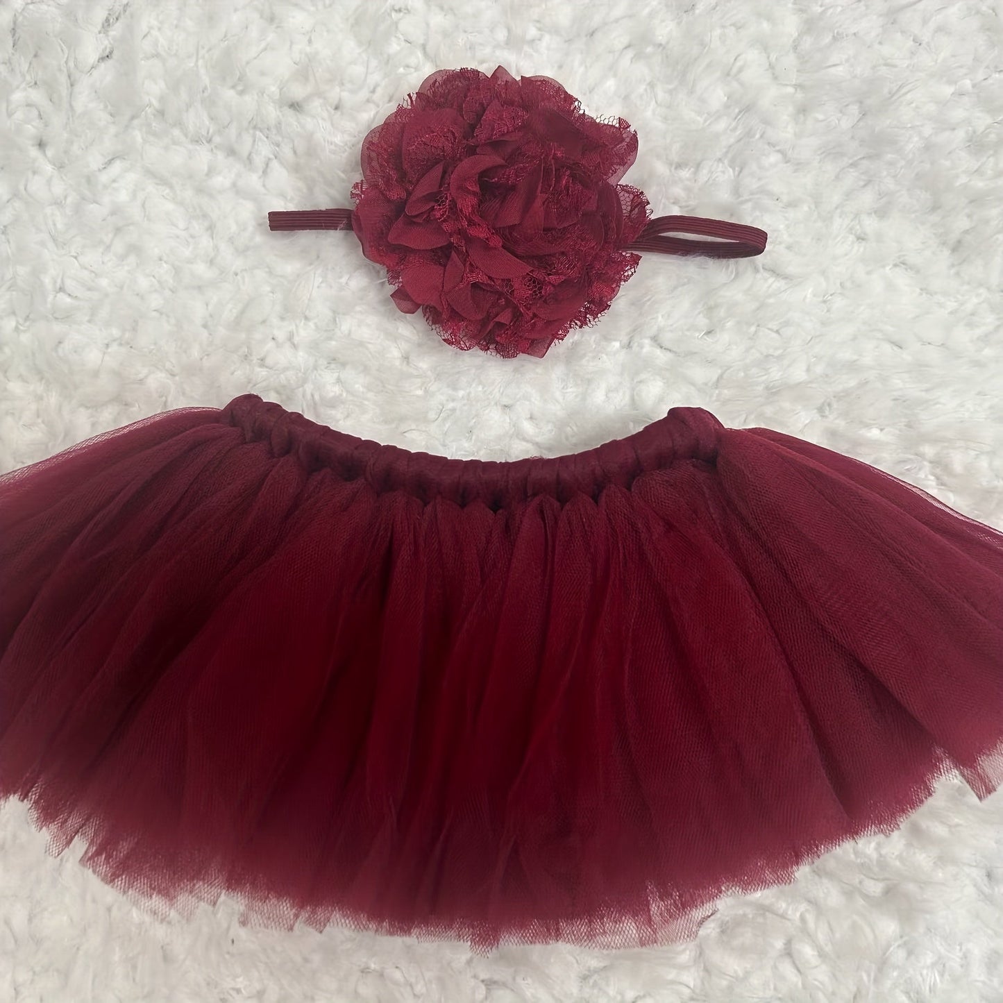 Pretty Princess Tutu Skirt and Headband Photography Set, Perfect for Photo Shoots, Photo Shoot Accessories, Photo Shoot Ensemble