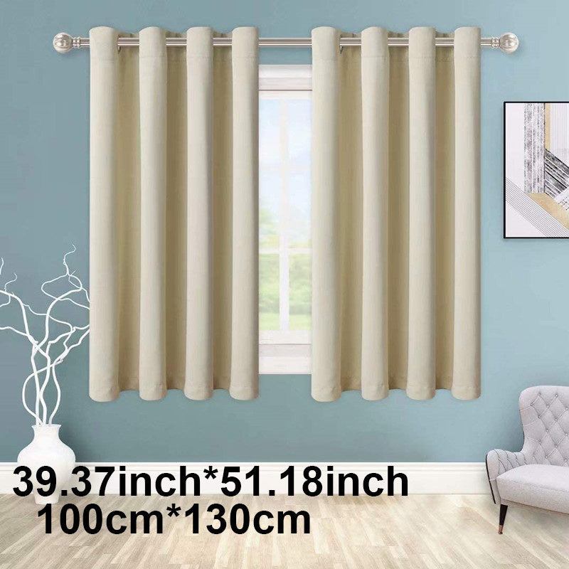 Enhance your space with this 1-panel blackout curtain in solid black color, designed to insulate against heat and cold, darken the room, and reduce incoming light. Perfect for adding style and functionality to your study, bedroom, kitchen, or living room