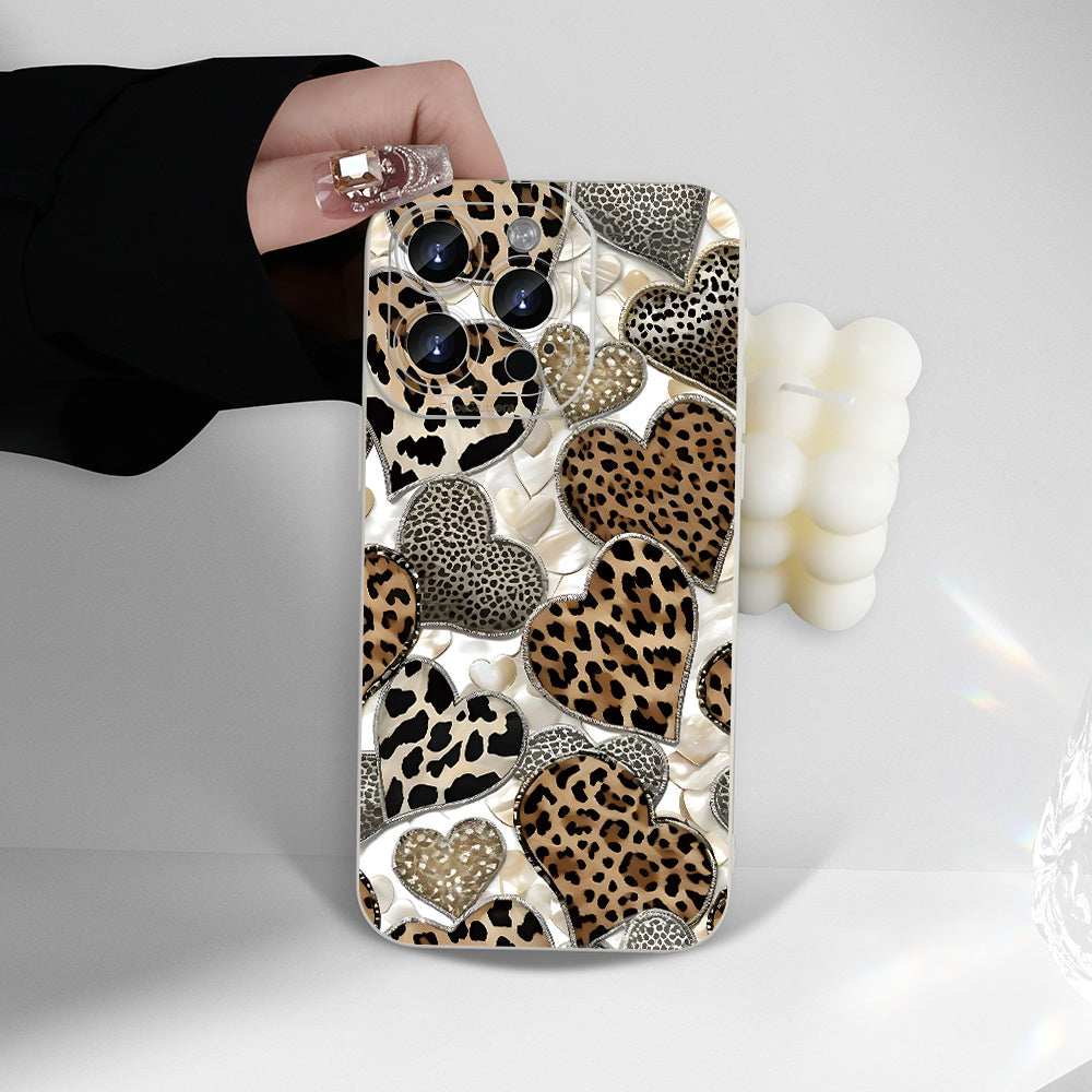 Chic leopard print iPhone case for various models, great gift for any occasion.