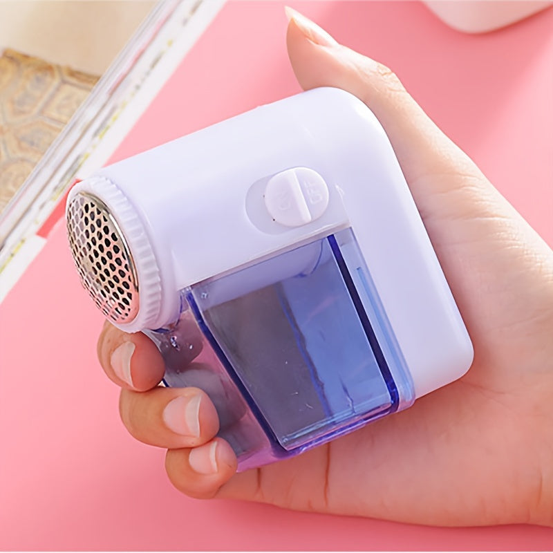 1 piece of Fabric Shaver, Electric Lint Remover, Battery Powered Sweater Shaver, Powerful Fuzz and Pilling Remover, Portable Tool for Removing Lint from Clothes, Bedding, Furniture, Carpet, Sofa, and other Household Items. Ideal for Cleaning Supplies and