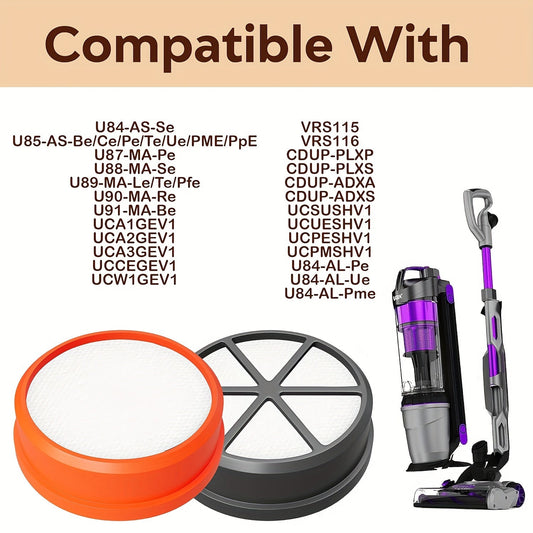 Get 2 Packs of Vax Premium Quality Type 90 Vacuum Filter Kit which includes Pre & Post Motor Filters. These filters are compatible with Vax Air Stretch, Air Lift, Pet Max, and Mach Air Vacuum Cleaner. Made with durable PC Material, these filters are the