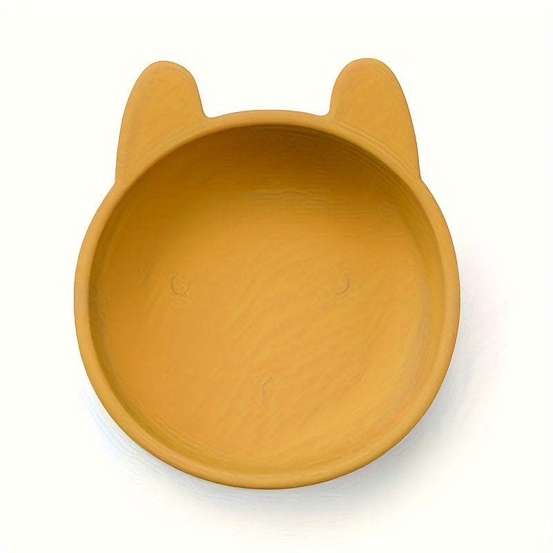 Adorable Silicone Baby Food Bowl Without BPA - Ideal for Feeding and Tableware!