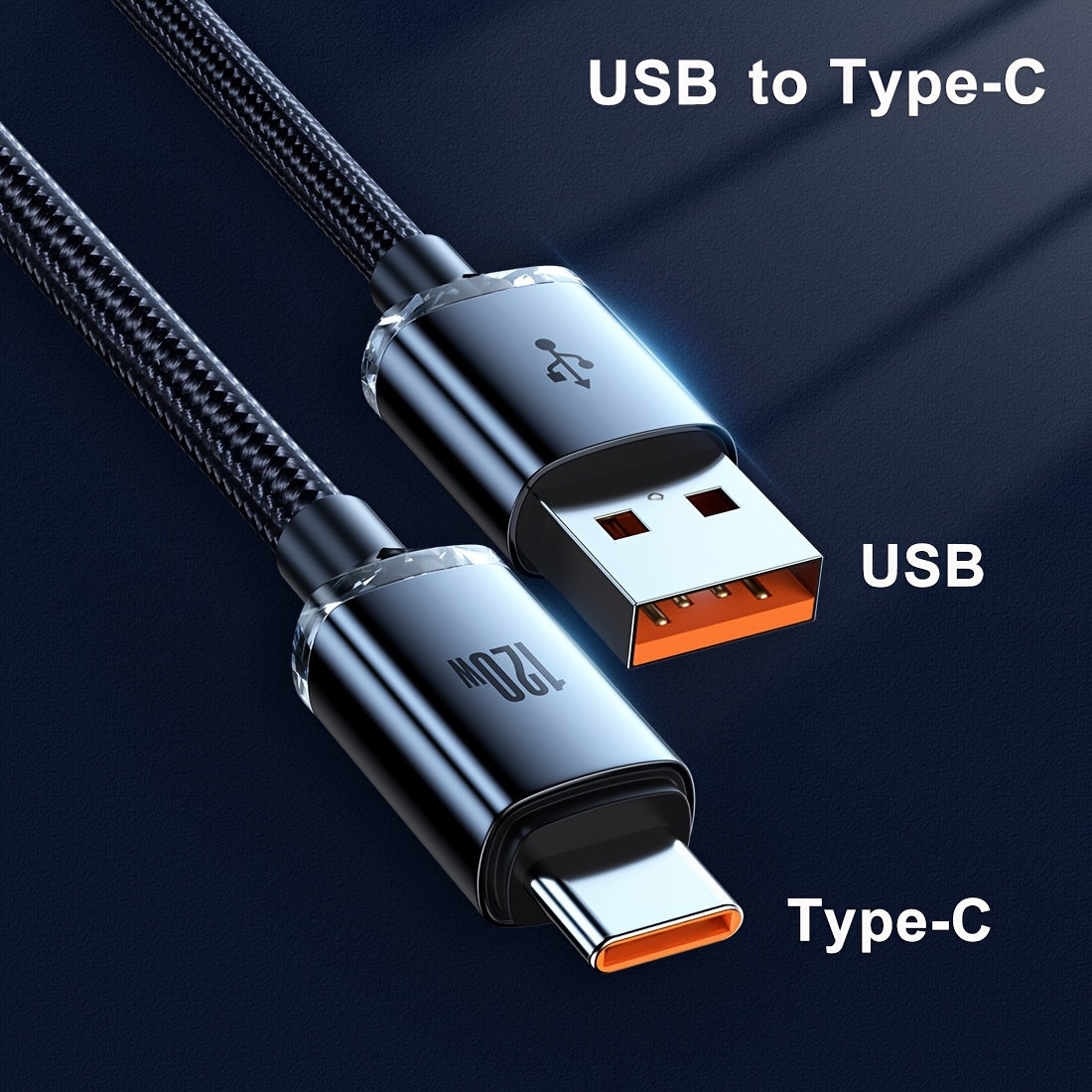 Fast charging USB C cable for Samsung, Xiaomi, Redmi, Huawei, Android, OPPO, MacBook Pro, and iPad Pro.