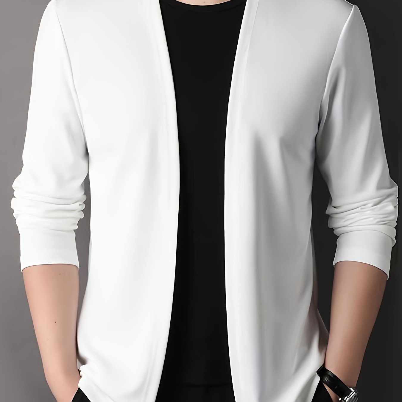 Men's Casual Knitted Cardigan for Outdoor Activities