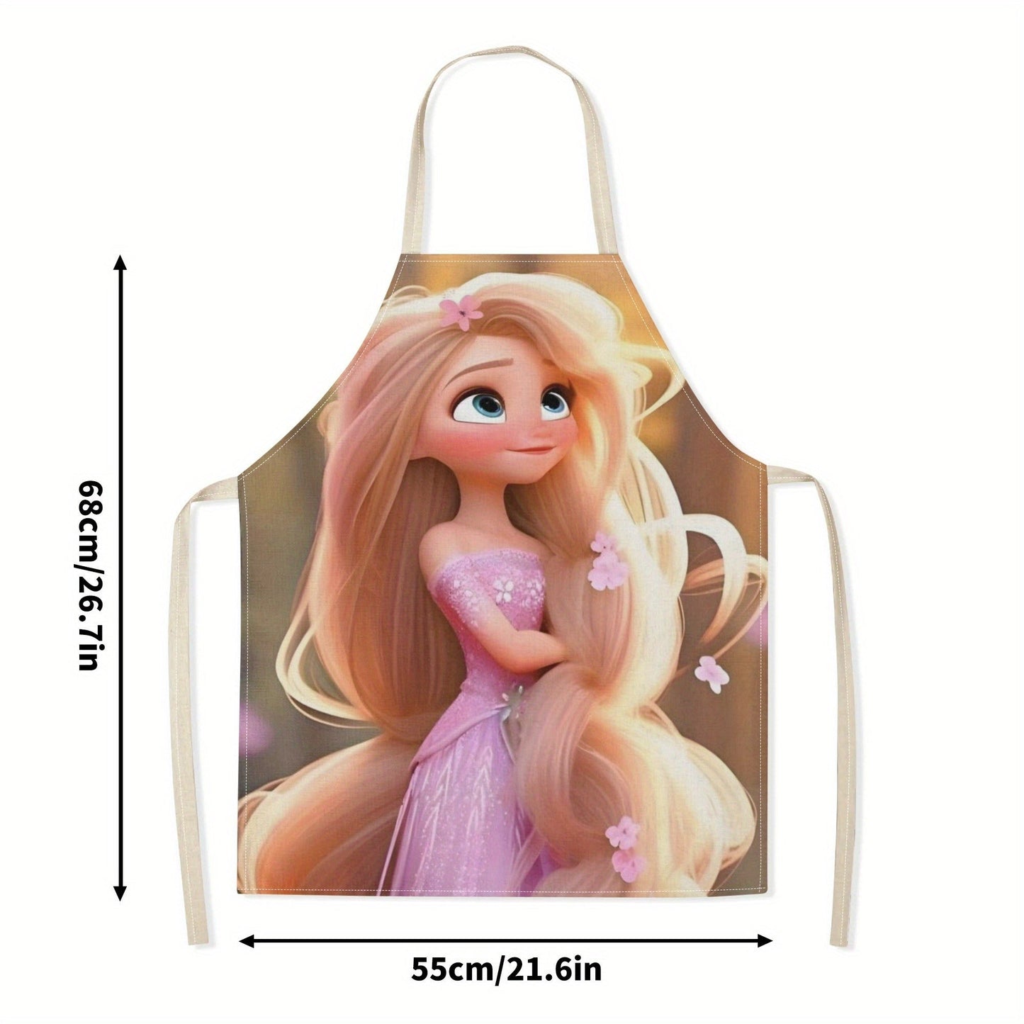 Disney has licensed a stylish waterproof apron with a cute cartoon design of Princess Elsa. It is both beautiful and fashionable, while also simple, making it suitable for hotels, supermarkets, restaurants, fruit shops, milk tea stalls, and general home