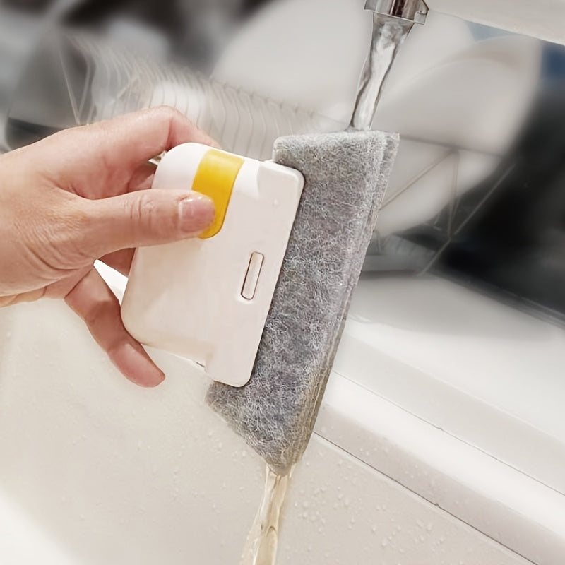 Introducing a versatile Universal Door And Window Track Groove Cleaning Brush that is designed to make cleaning small gaps and frames a breeze. This multifunctional tool is detachable for easy washing and replacement, making it convenient to use. Perfect