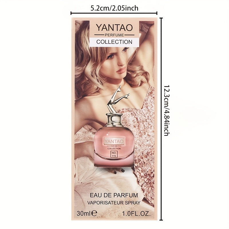 Yantao Women's Eau de Parfum is a fruity fragrance with a 5-15% concentration of alcohol, providing a long-lasting, invigorating scent that is oil-free and full of lively vitality.