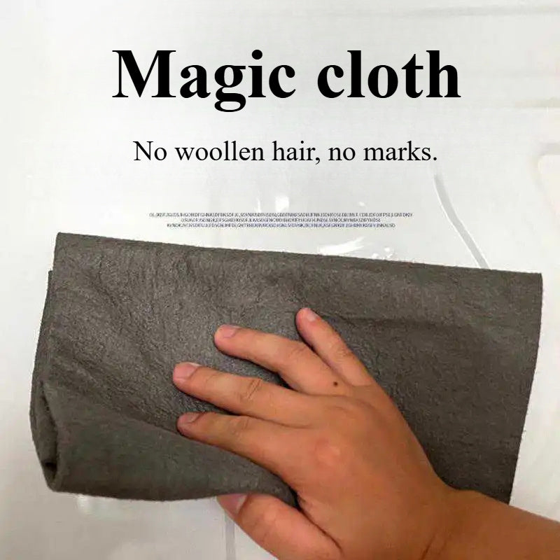 Magic Microfiber Cleaning Cloth - Perfect for Glass, Mirrors, and Kitchen Surfaces! Reusable, Ultra-Absorbent, and Streak-Free with No Water Marks