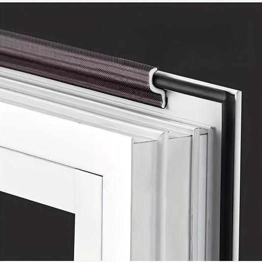 Self-adhesive window seal strip designed in classic style for PVC and steel windows, offering windproof, dustproof, thermal insulation, and soundproofing benefits. Easy to install for effective home insulation.