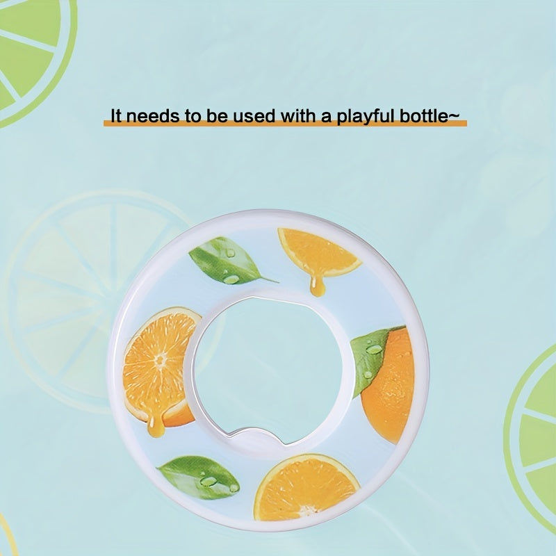 1pc of flavored fruity milk whisky rings for sports water bottles, a healthy drinkware accessory for staying fit.